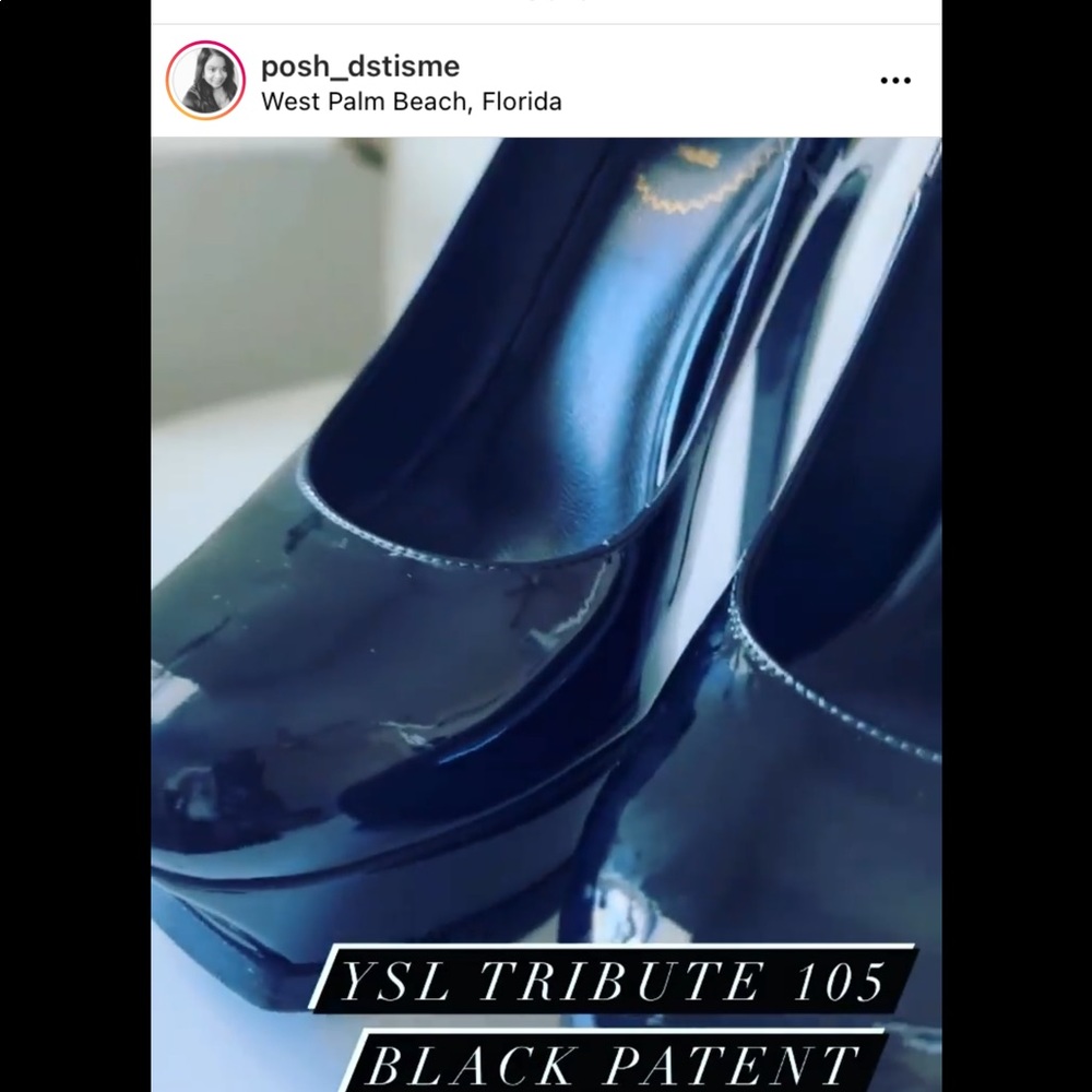 Black - Yves Saint Laurent Tribute 105 Pumps